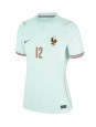 Frankreich Bradley Barcola #12 Auswärtstrikot für Frauen WM 2026 Kurzarm Frankreich Bradley Barcola #12 Auswärtstrikot für Frauen WM 2026 Kurzarm